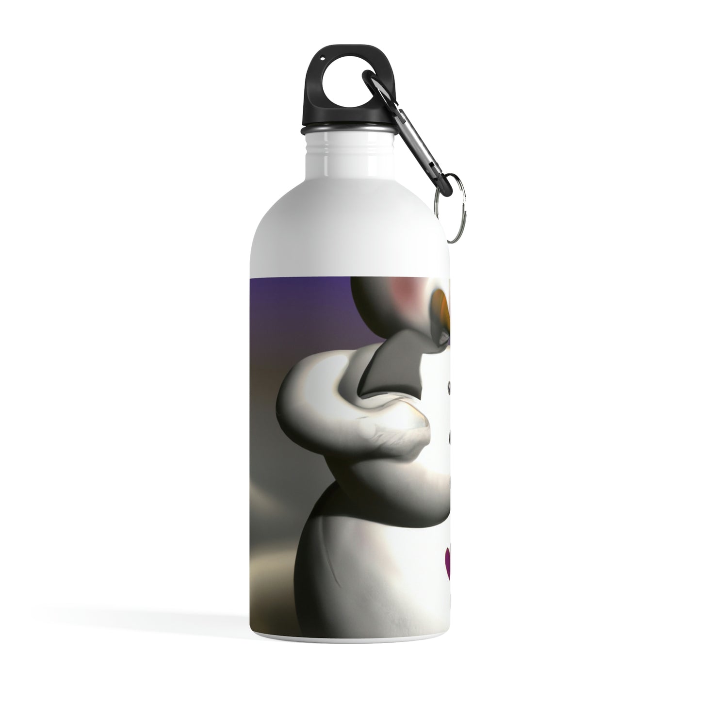 "Chilly But Hopeful: The Snowman's Quest For A Hug" - The Alien Stainless Steel Water Bottle