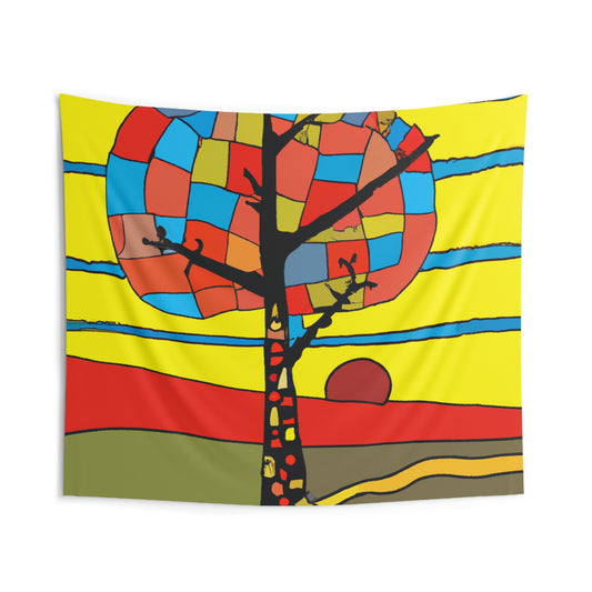 "Lonely Autumn Glow" - The Alien Wall Tapestries