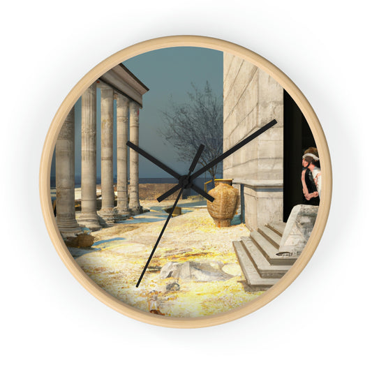 "Lost in Ancient Greece" - The Alien Wall Clock