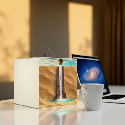 "Lonely Waterfall in a Desolate Desert" - The Alien Light Cube Lamp