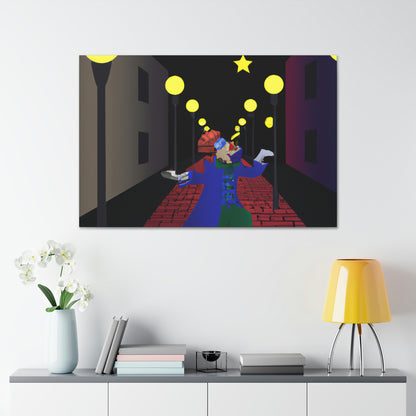 "Alley Star Jongleur" - Die Alien-Canva