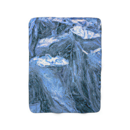 "Frozen Labyrinth" - The Alien Sherpa Fleece Blanket