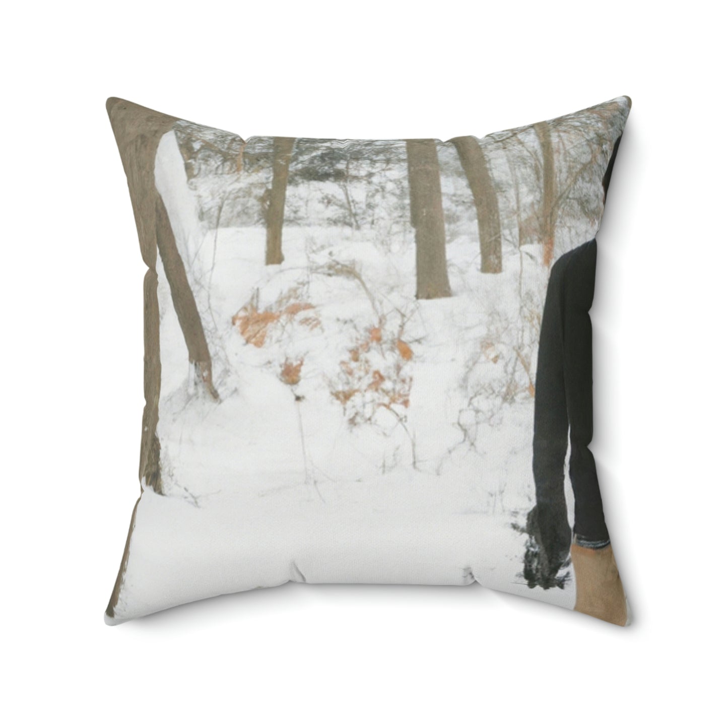 "Märchen im Schnee" - Das Alien Square Pillow