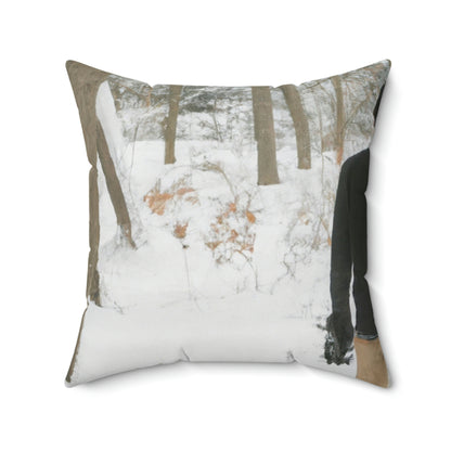 "Fairytale in the Snow" - The Alien Square Pillow