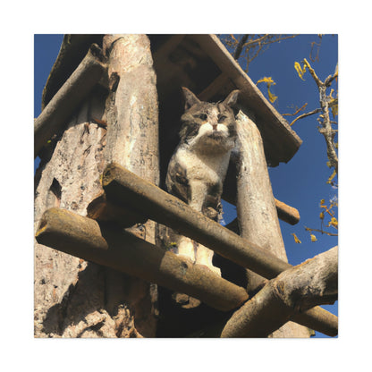 "Kitty in the Ruins" - The Alien Canva