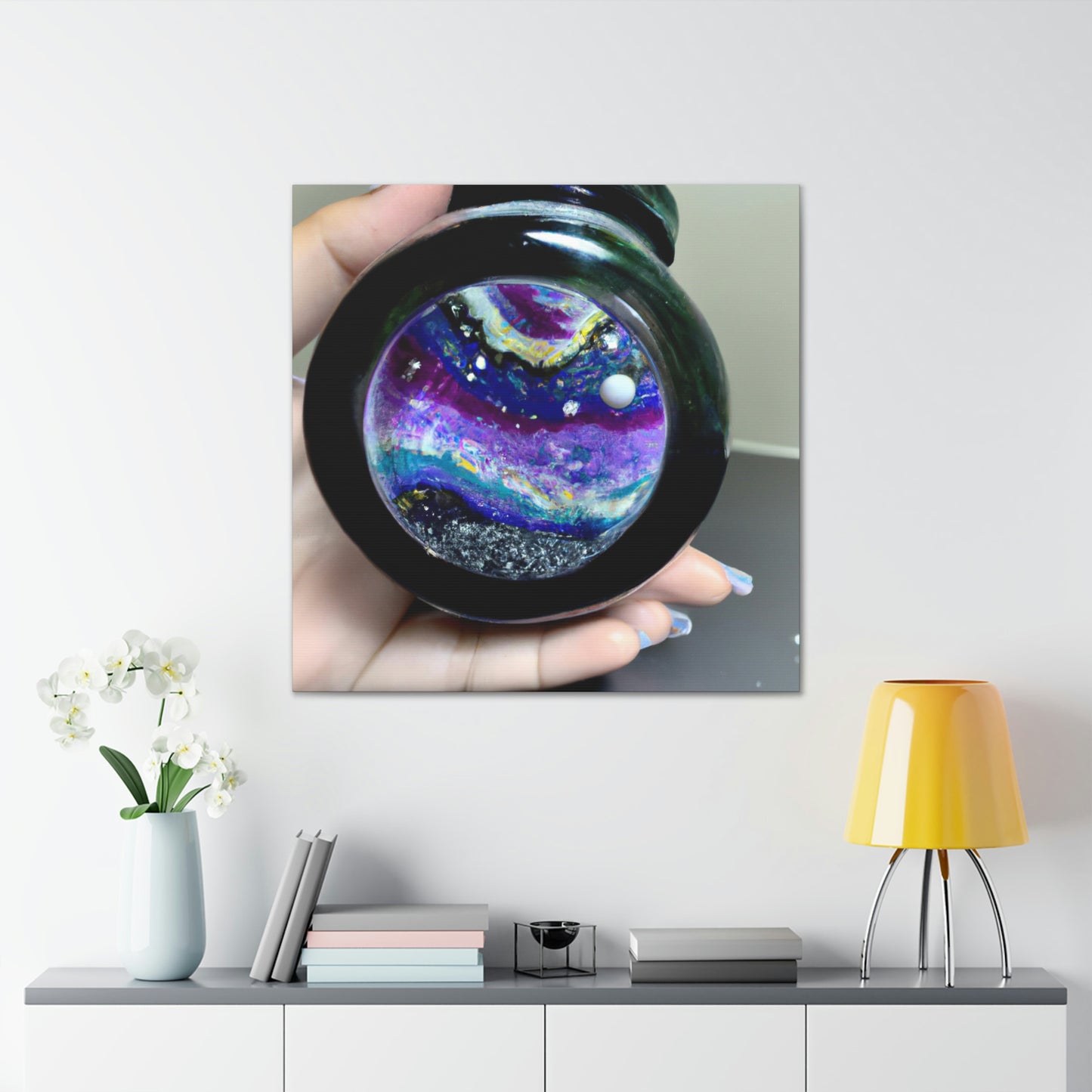 "Ein Universum in einem Glas" - The Alien Canva