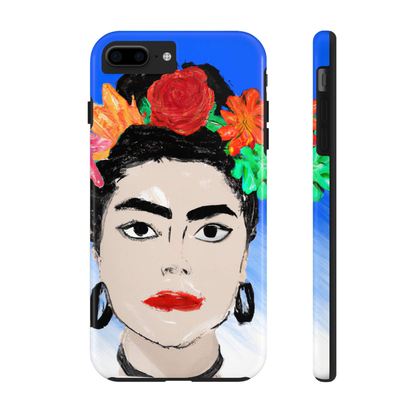 „Feurige Frida: Eine mexikanische Ikone mit farbenfroher Kultur malen“ – The Alien Tough Phone Cases