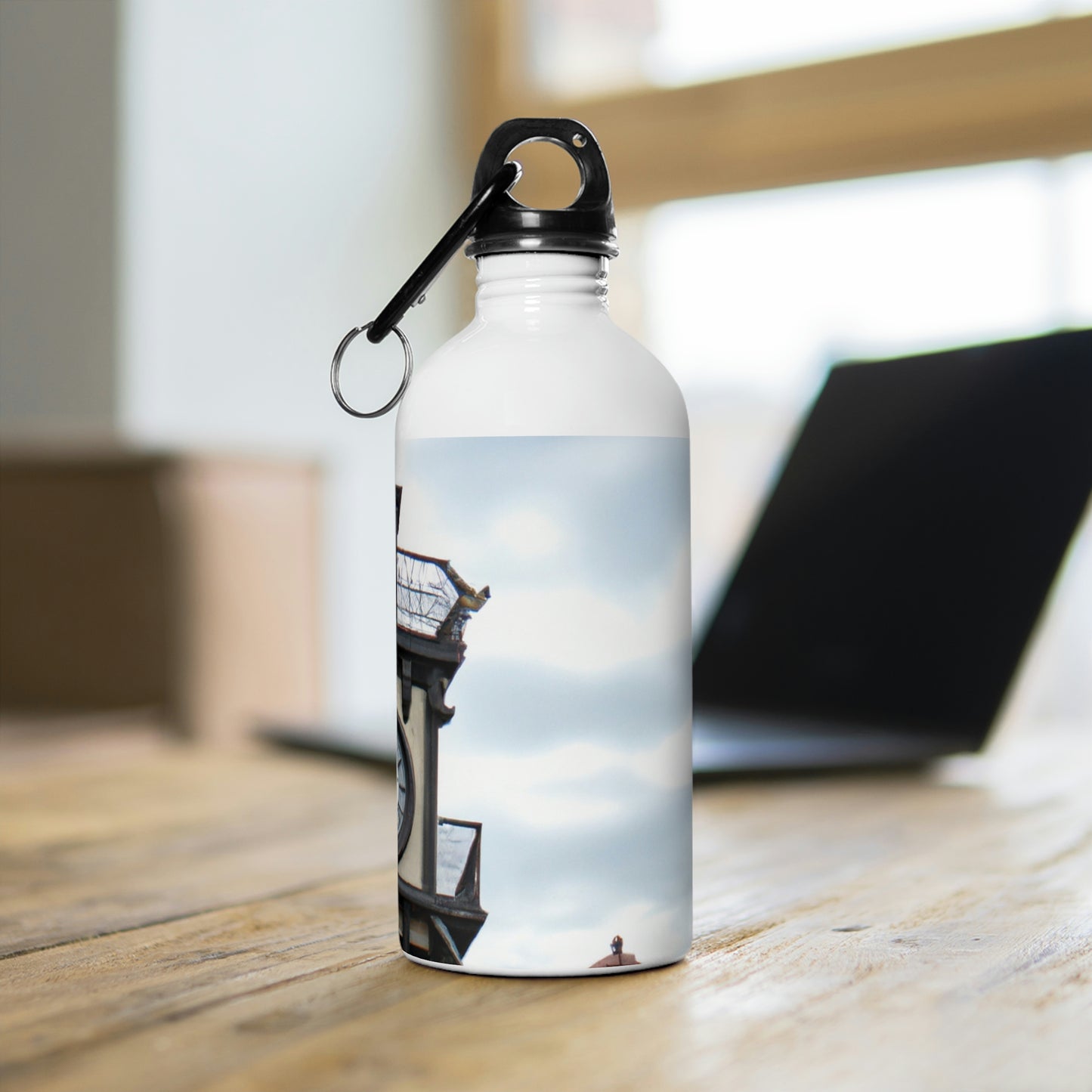 The Clocktower's Shadow - The Alien Stainless Steel Water Bottle