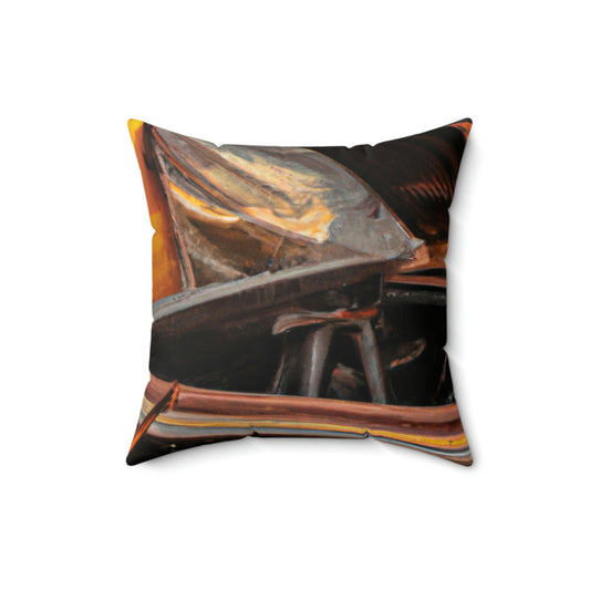 that rebuilds the consciousness of a lost loved one

"Rebuilding Time: A Journey to Remember" - The Alien Square Pillow