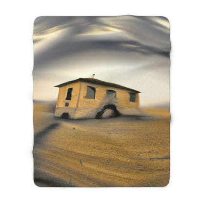 "Desolation Mansion" - The Alien Sherpa Fleece Blanket