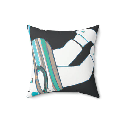 "Mission: Comet Rescue" - The Alien Square Pillow