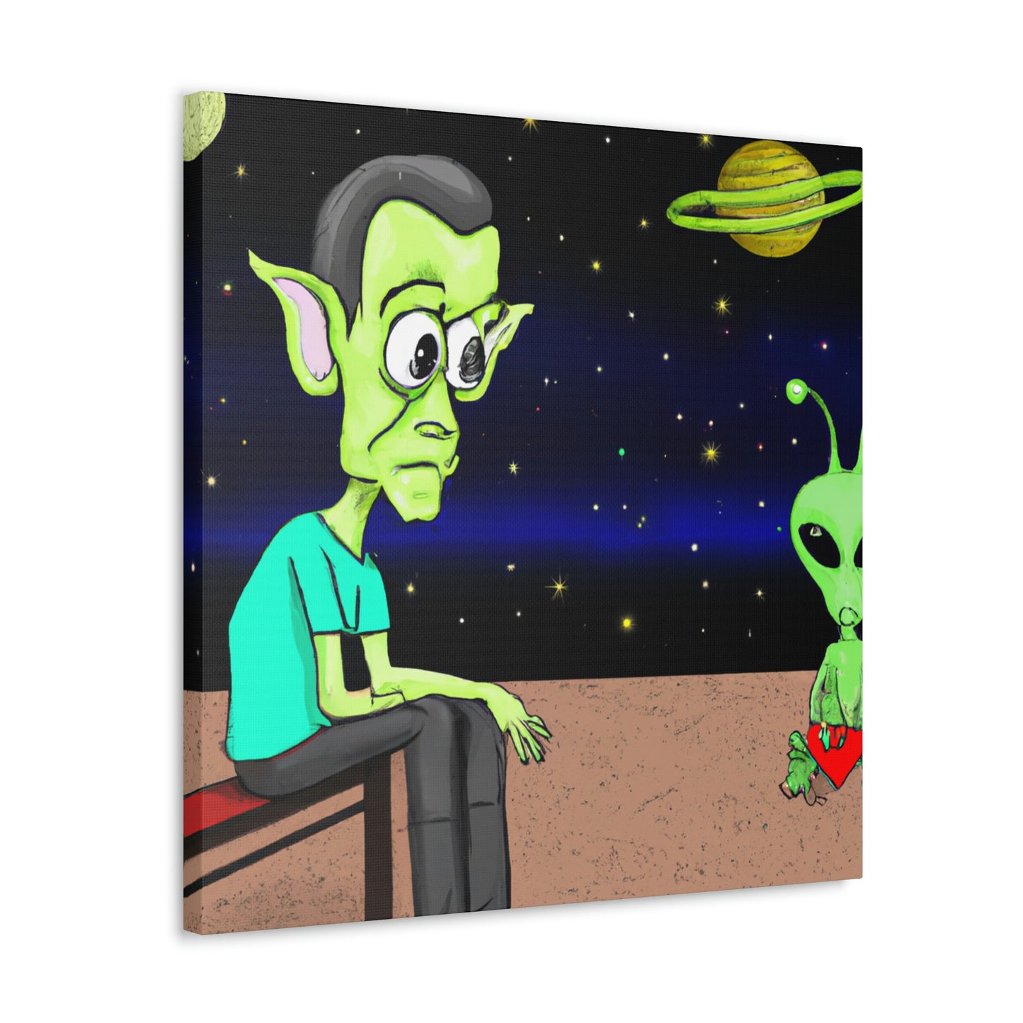 "Wiedervereint mit den Sternen" - The Alien Canva