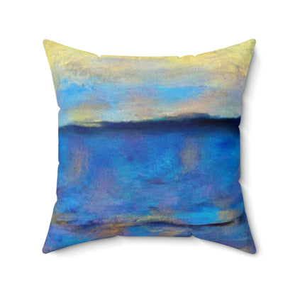 "Lost at Sea" - The Alien Square Pillow