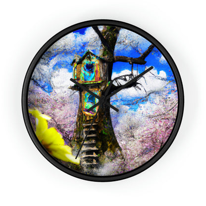 "Forgotten Secrets of the Springtime Forest" - The Alien Wall Clock