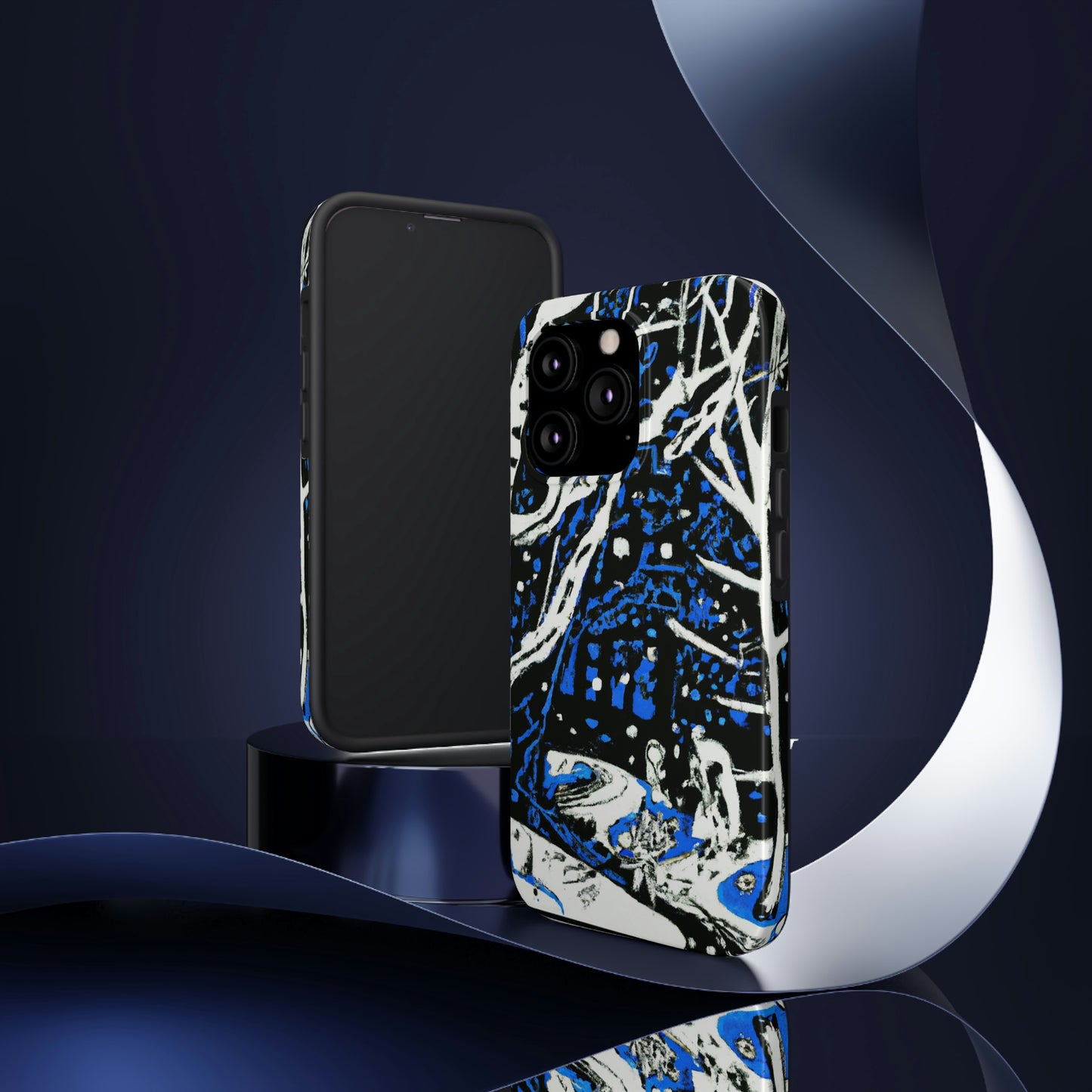 Snowy Forest Night: A Fairytale Odyssey - The Alien Tough Phone Cases