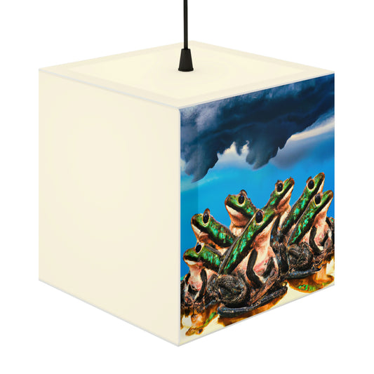 "A Frog Chorus in the Thunderstorm" - The Alien Light Cube Lamp