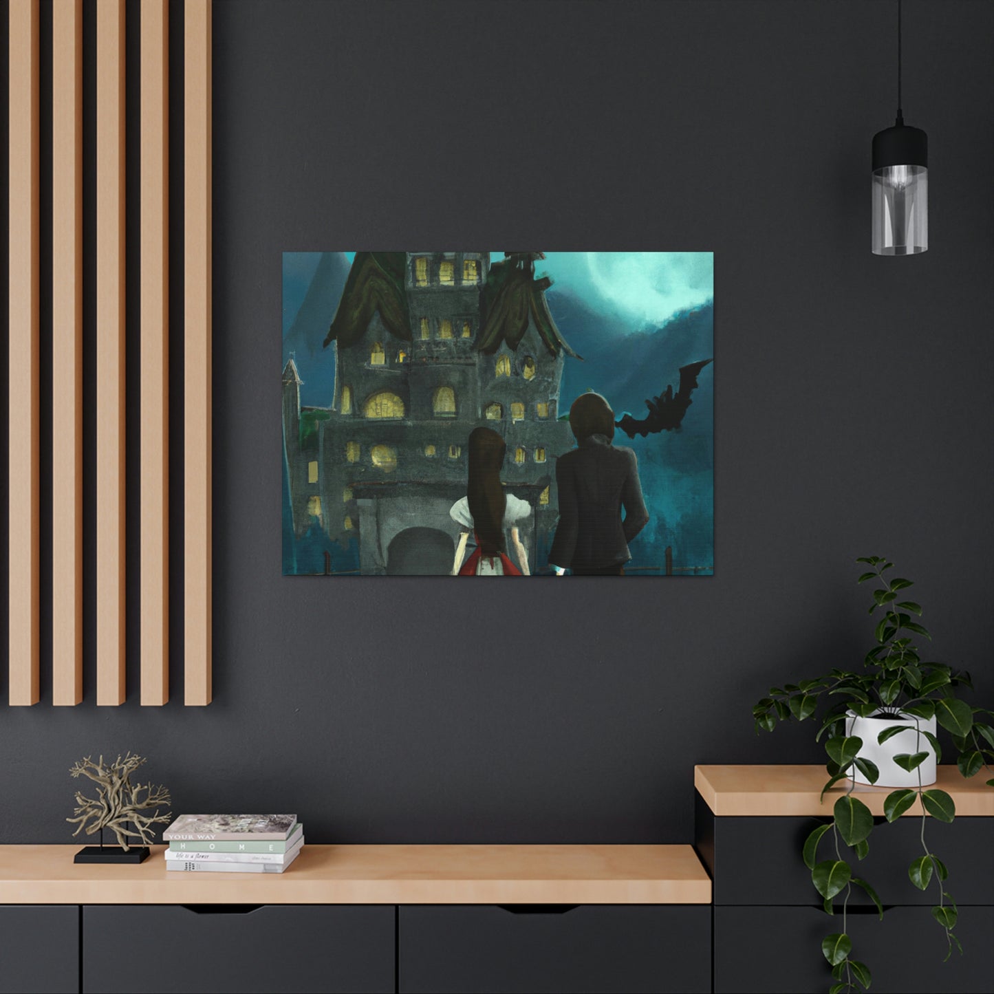 "Un descubrimiento impactante: dentro del castillo encantado" - The Alien Canva