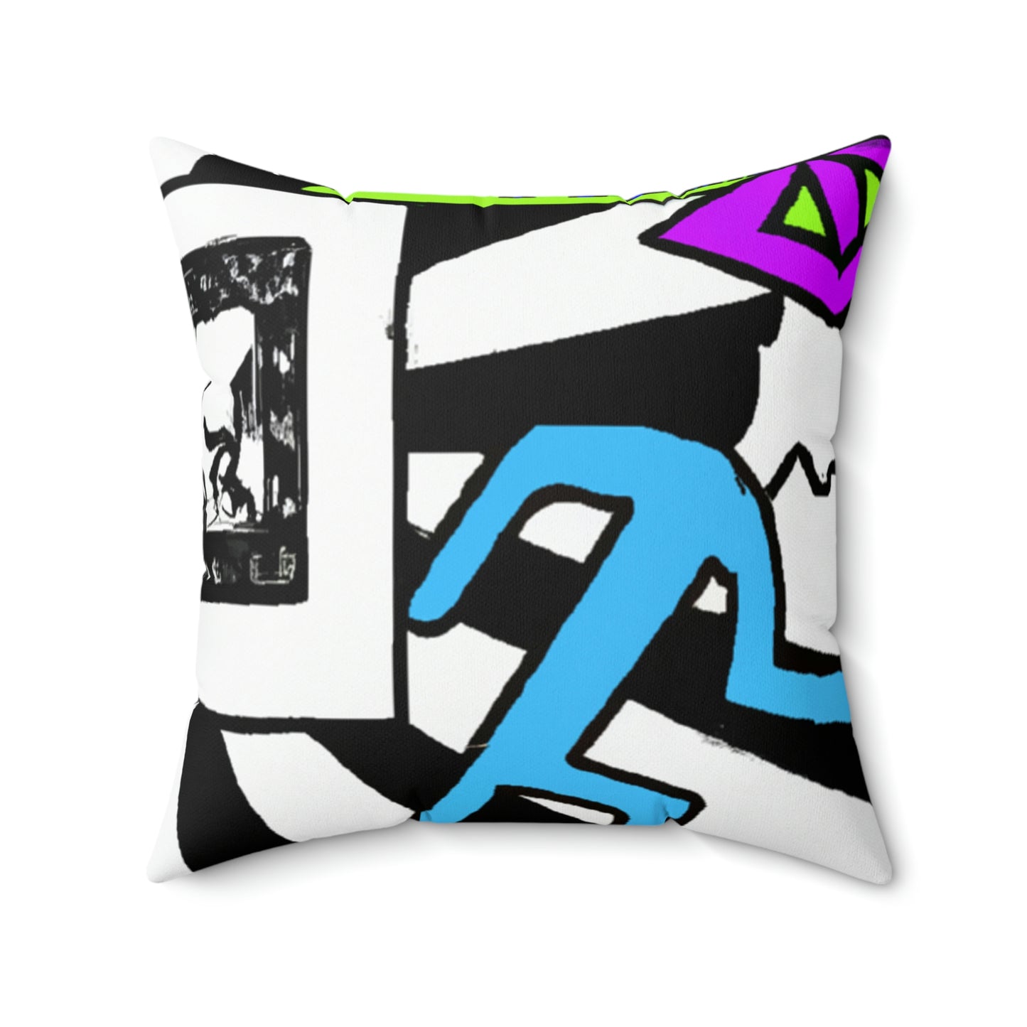 Saving Tomorrow: A Time-Traveling Adventure - The Alien Square Pillow