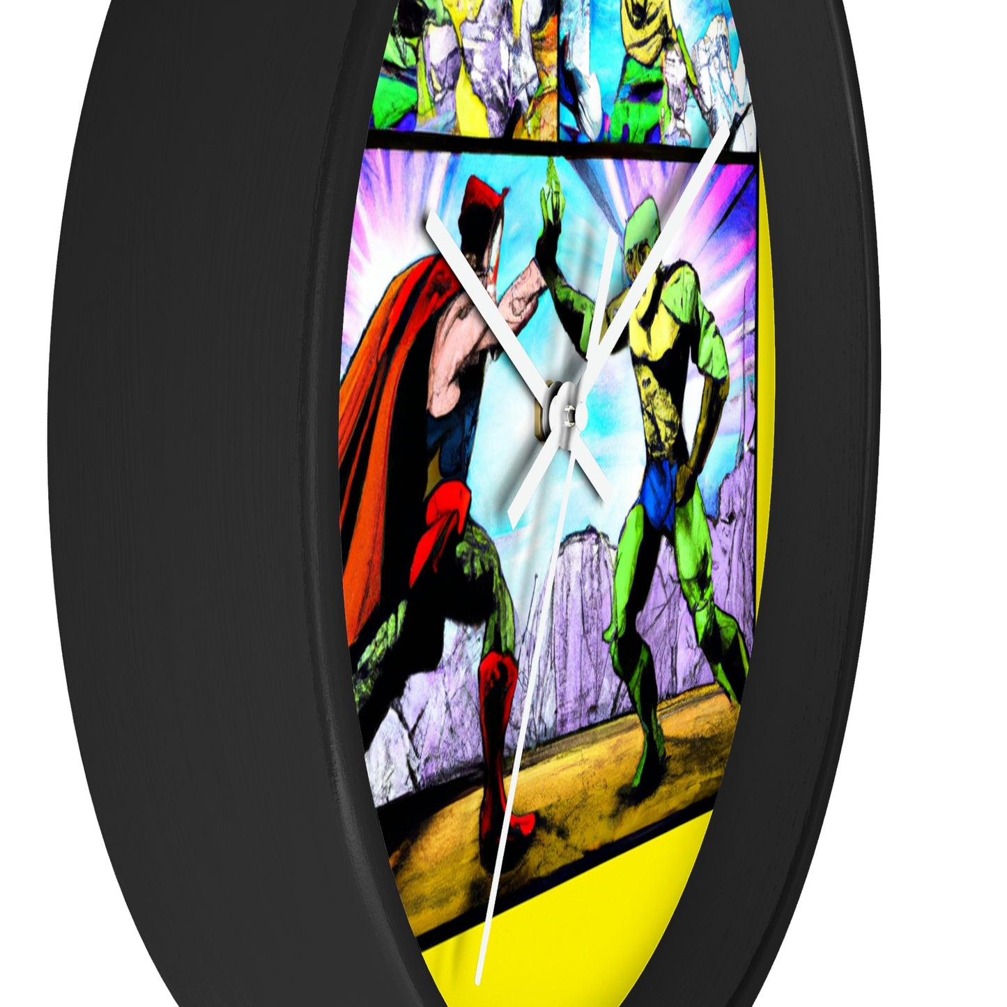 Superhero Showdown! - The Alien Wall Clock