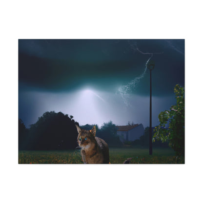 "Lost in the Storm: The Search for a Missing Cat" - The Alien Canva