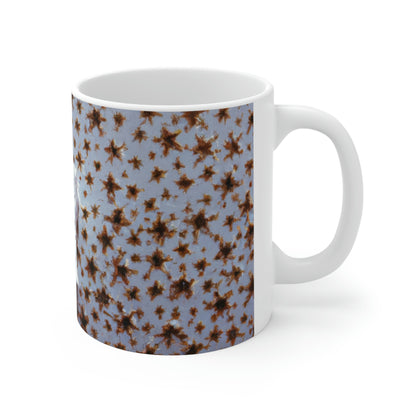 "Un pequeño aventurero entre estrellas gigantes" - Taza de cerámica The Alien 11 oz