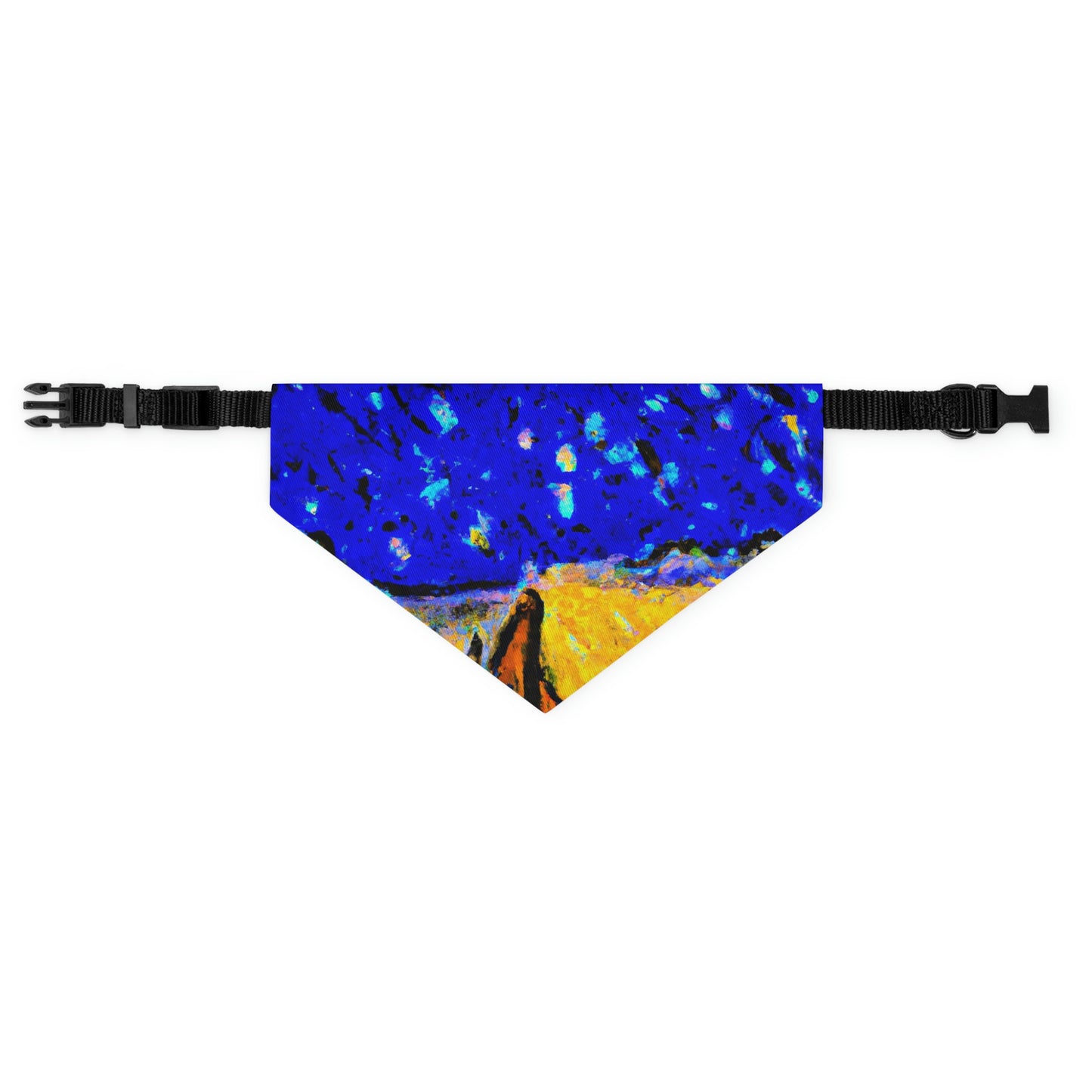 "Enchanted Sands of the Night Sky" - Das Alien Pet Bandana Halsband