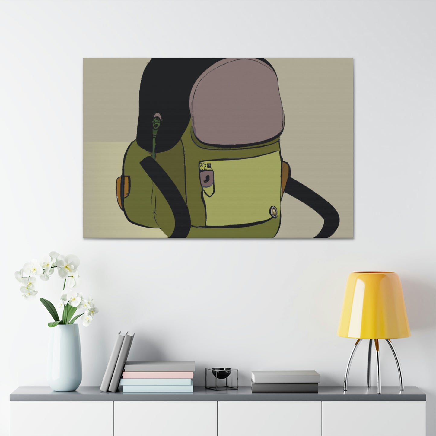 "Mochila con personalidad" - The Alien Canva