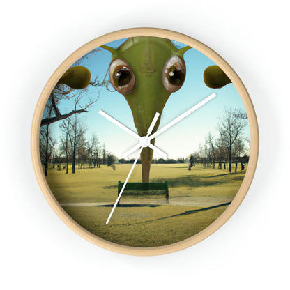 "Alien Parked Tales" - The Alien Wall Clock