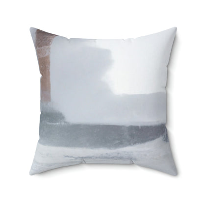 Answer: "A Storm's Beacon: The Heart of a Lighthouse" - The Alien Square Pillow