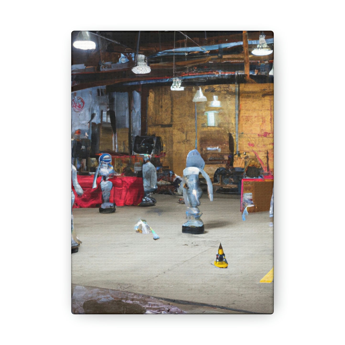 "Dancing with Machines: A Warehouse Musical" - The Alien Canva