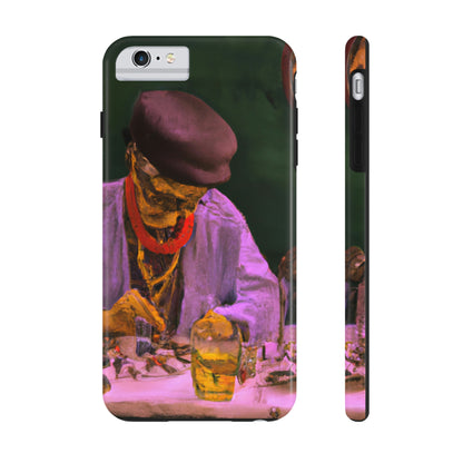 "Ein Meister des Ausbesserns: Ein älterer Uhrmacher, der eine antike Uhr restauriert" - The Alien Tough Phone Cases