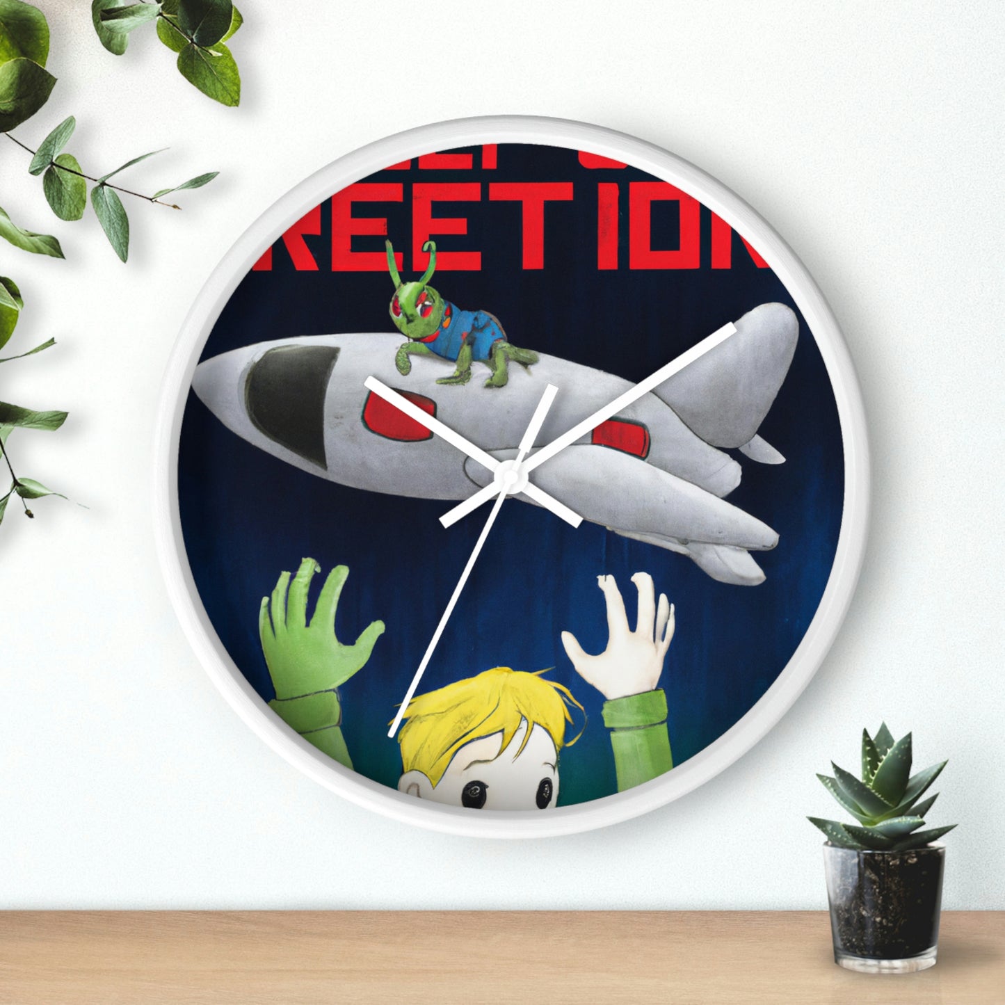 Rescatando al alienígena: una carrera contra el tiempo - El reloj de pared alienígena