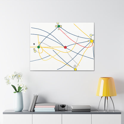 "Exploring the Dynamic Topology: Artful Visualization of a Network Structure." - The Alien Canva