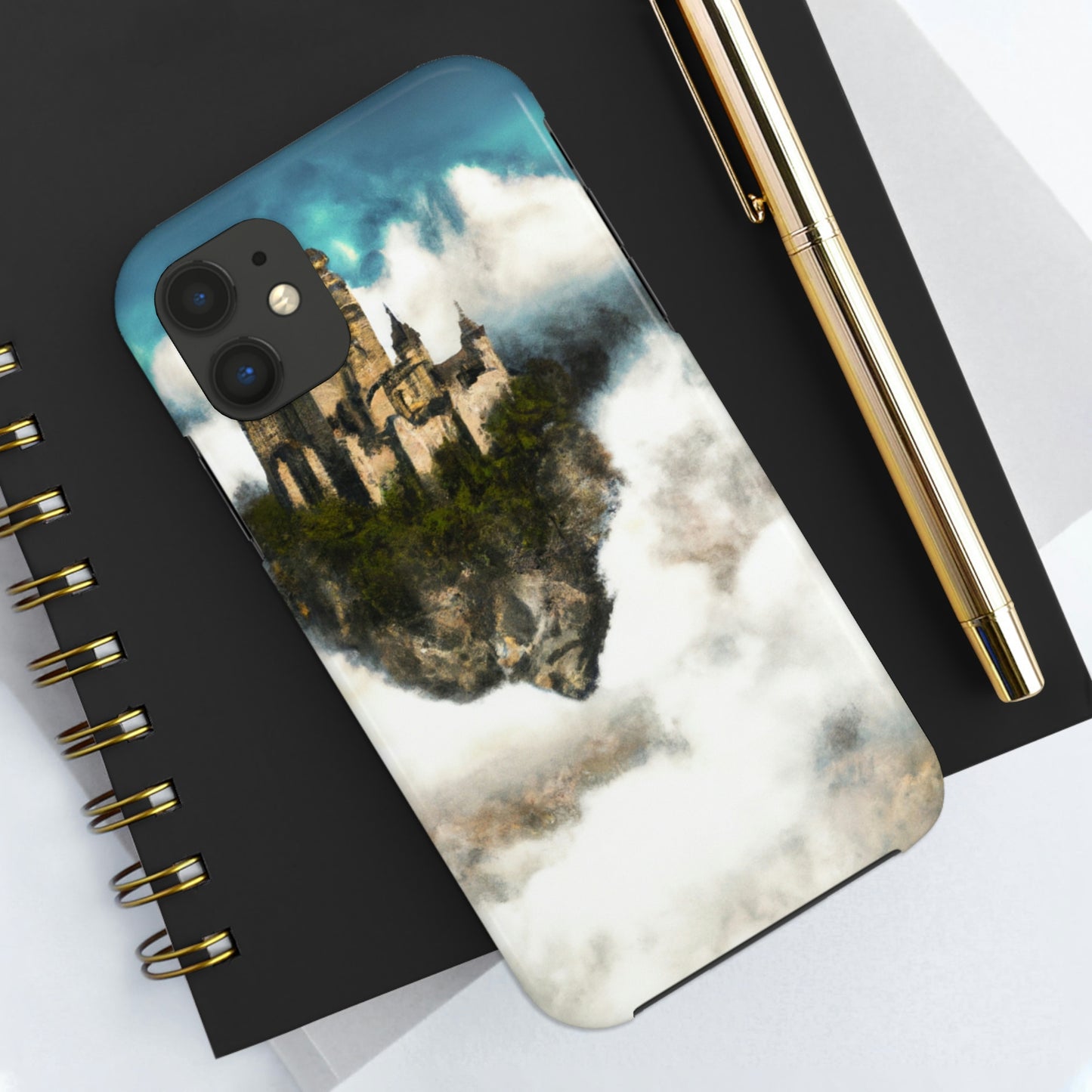 Mystic Castle in the Sky - Die Alien Tough Phone Cases