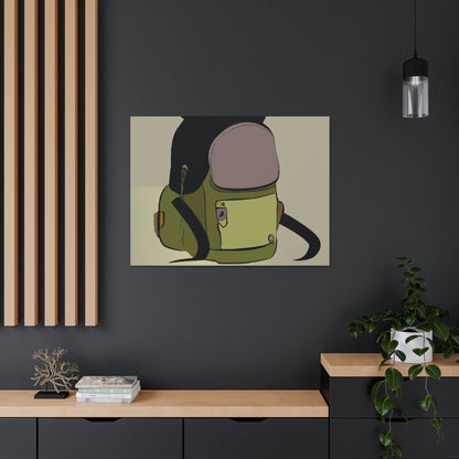 "Mochila con personalidad" - The Alien Canva