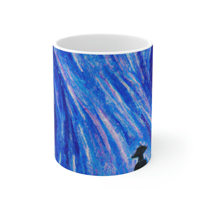 "A Starlit Solace" - The Alien Ceramic Mug 11 oz