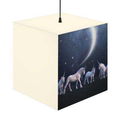 "Moonlit Mystique" - The Alien Light Cube Lamp