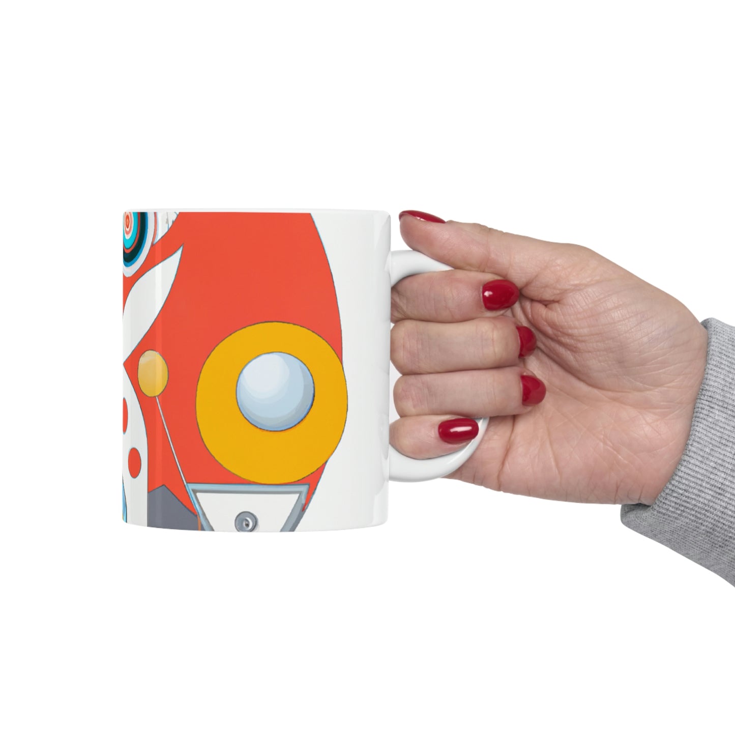 Robots and Us: A Journey Into Utopian Futures - The Alien Ceramic Mug 11 oz