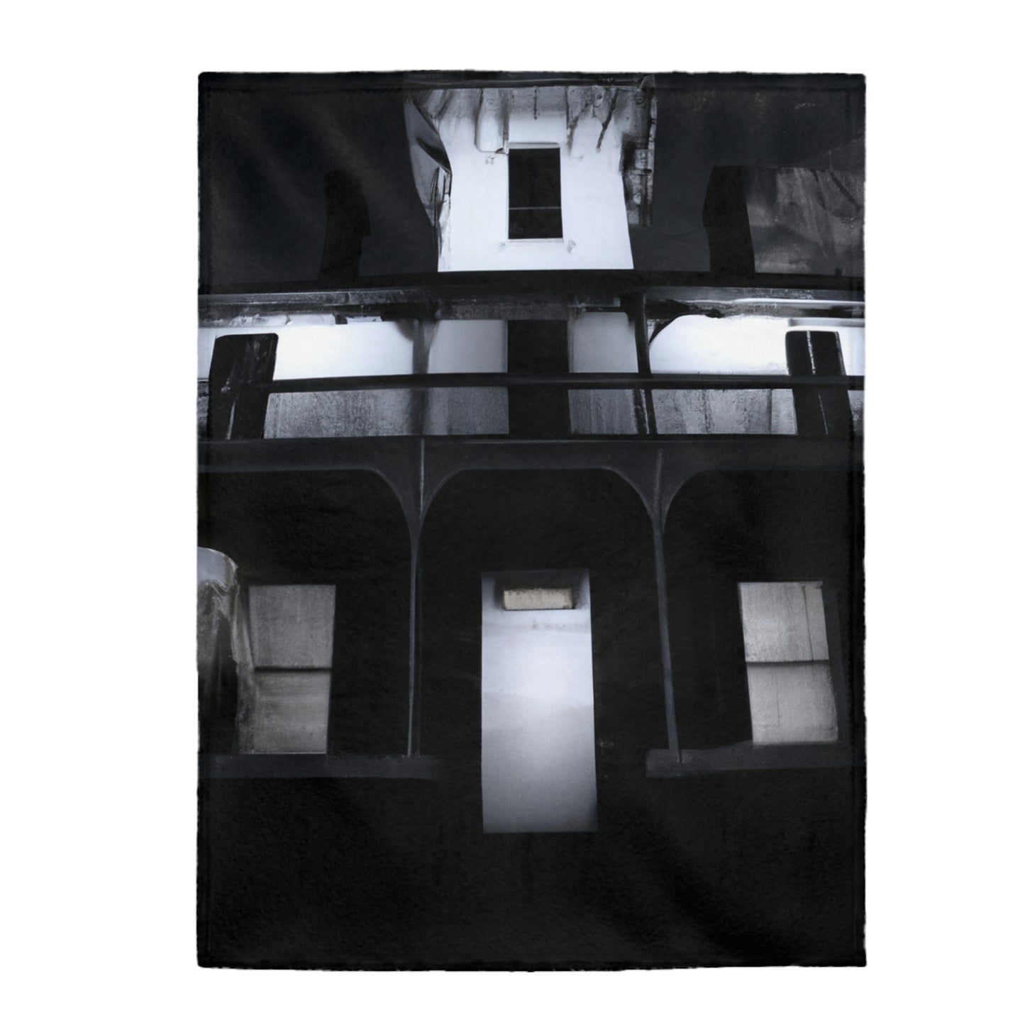 "The Phantom Vigils of the Haunted Lighthouse" - The Alien Velveteen Plush Blanket