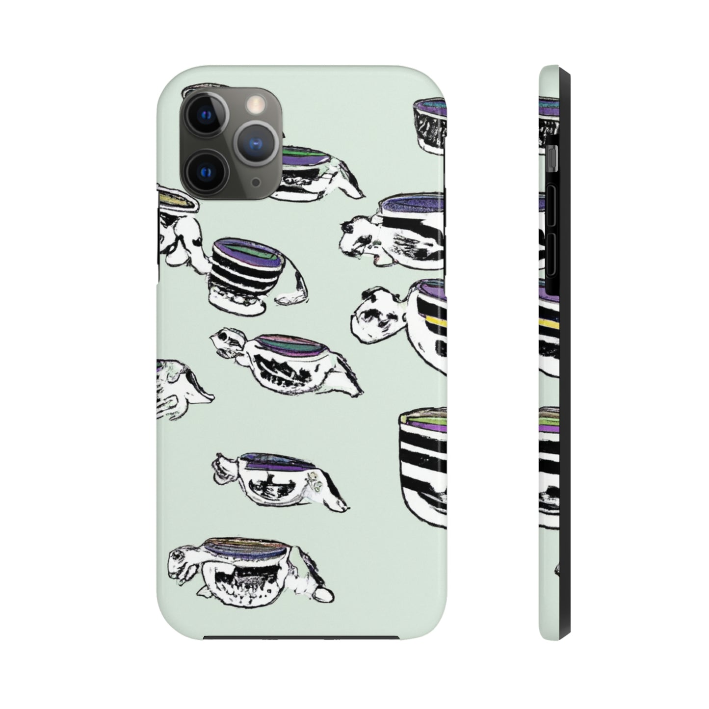 "A Purr-fectly Precious Tea Party Parade" - The Alien Tough Phone Cases