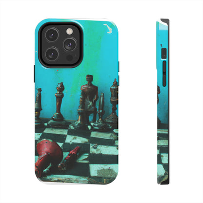 "A Forgotten Chess Set: Ready for a New Match" - The Alien Tough Phone Cases