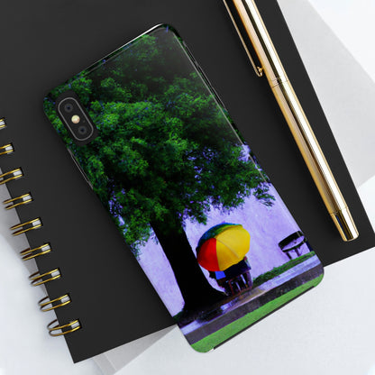 "Beneath the Rainy Sky." - The Alien Tough Phone Cases