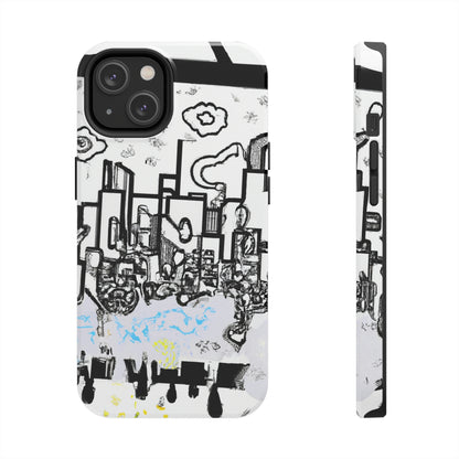 "Ghostly Haze: The Forgotten City". - The Alien Tough Phone Cases