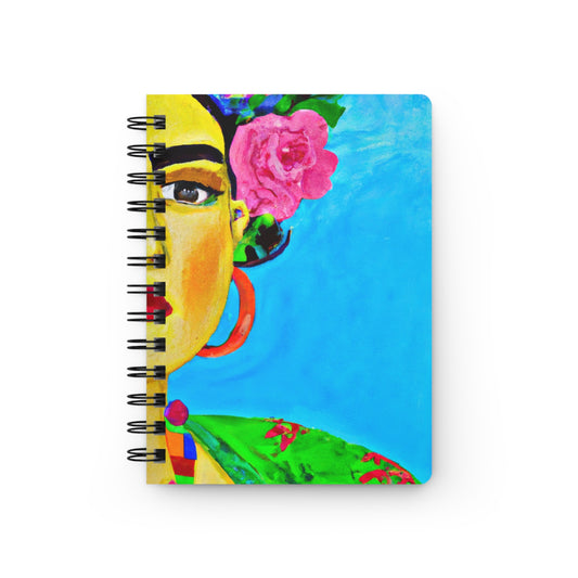 "Feroz y libre: un tributo a las mujeres mexicanas inspirado en Frida Kahlo" - The Alien Spiral Bound Journal