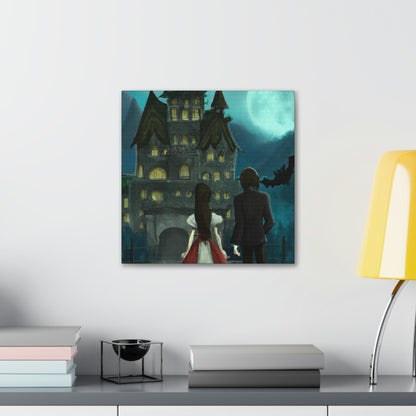 "A Shocking Discovery: Inside the Haunted Castle" - The Alien Canva