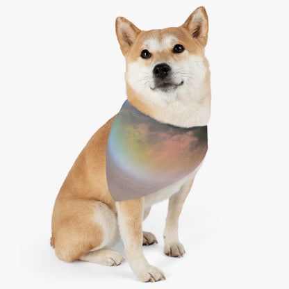 "A Painted Reflection of Solitude" - The Alien Pet Bandana Collar