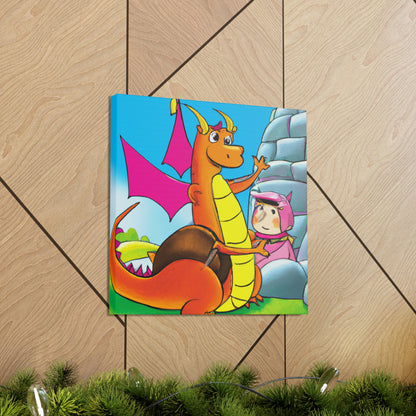 "The Knight and the Baby Dragon" - The Alien Canva