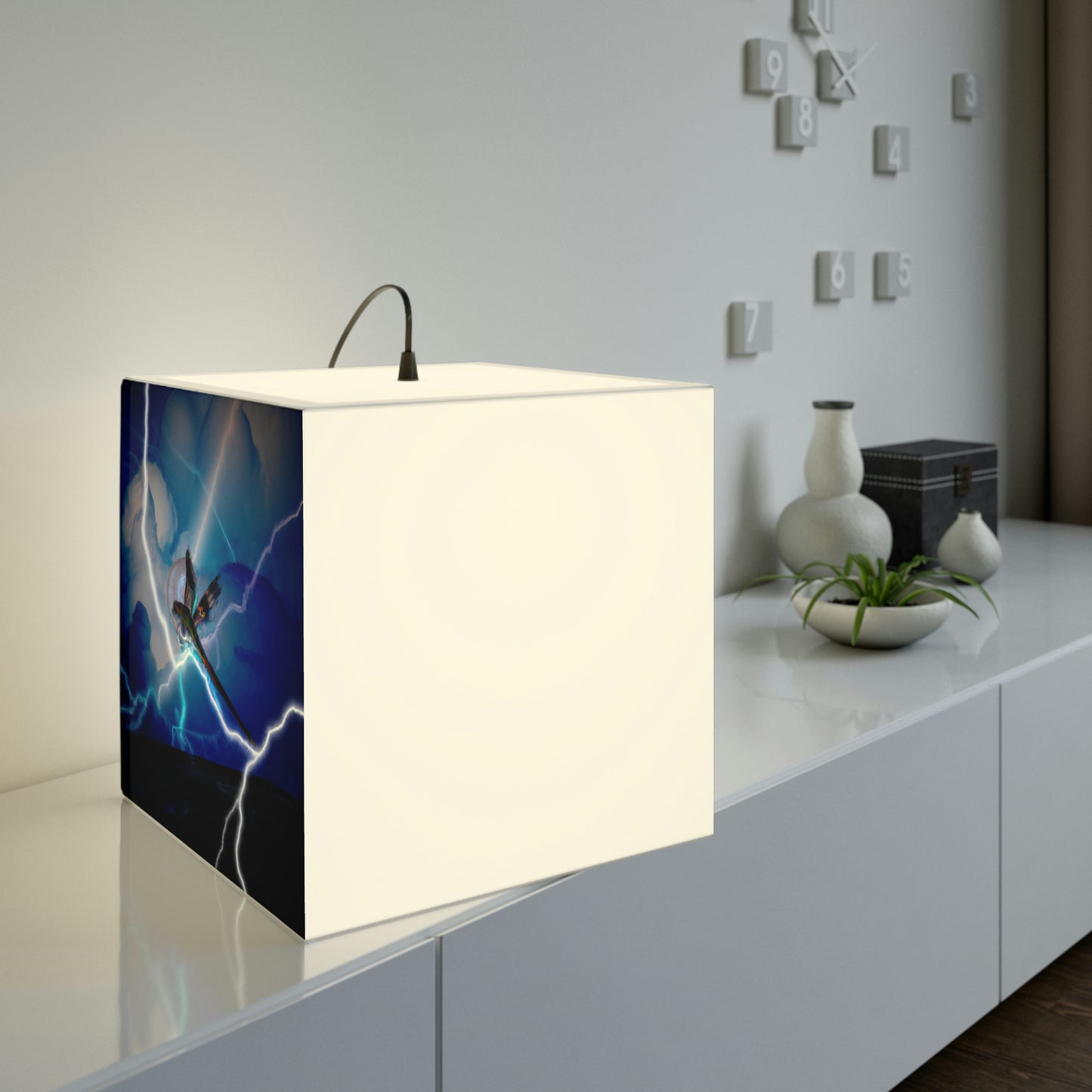 "Draco in the Tempest" - The Alien Light Cube Lamp