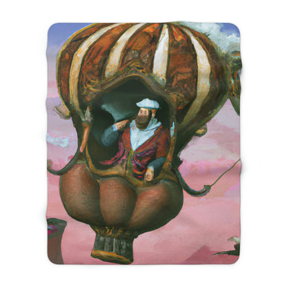 The Wizarding Winds of the Hot Air Balloon - The Alien Sherpa Fleece Blanket