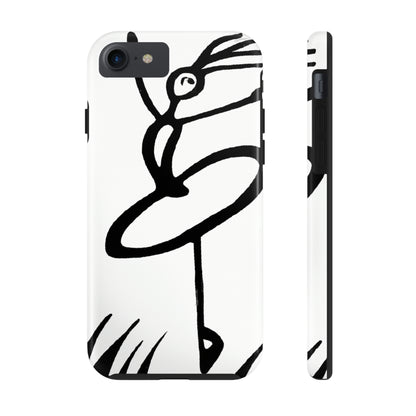 "Ballet on a Blade: A Ballerina's Spin" - The Alien Tough Phone Cases